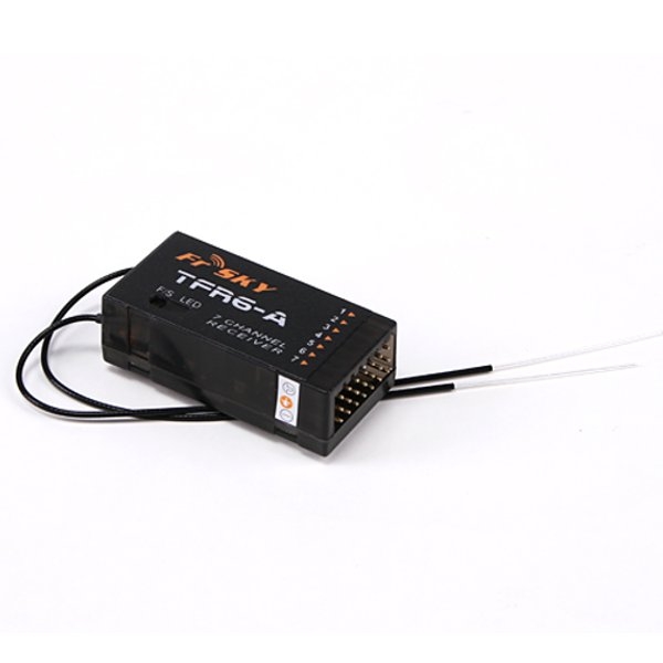 FrSky 2.4G 7CH TFR6-A Receiver Futaba FASST Compatible (Horizontal  Connectors)