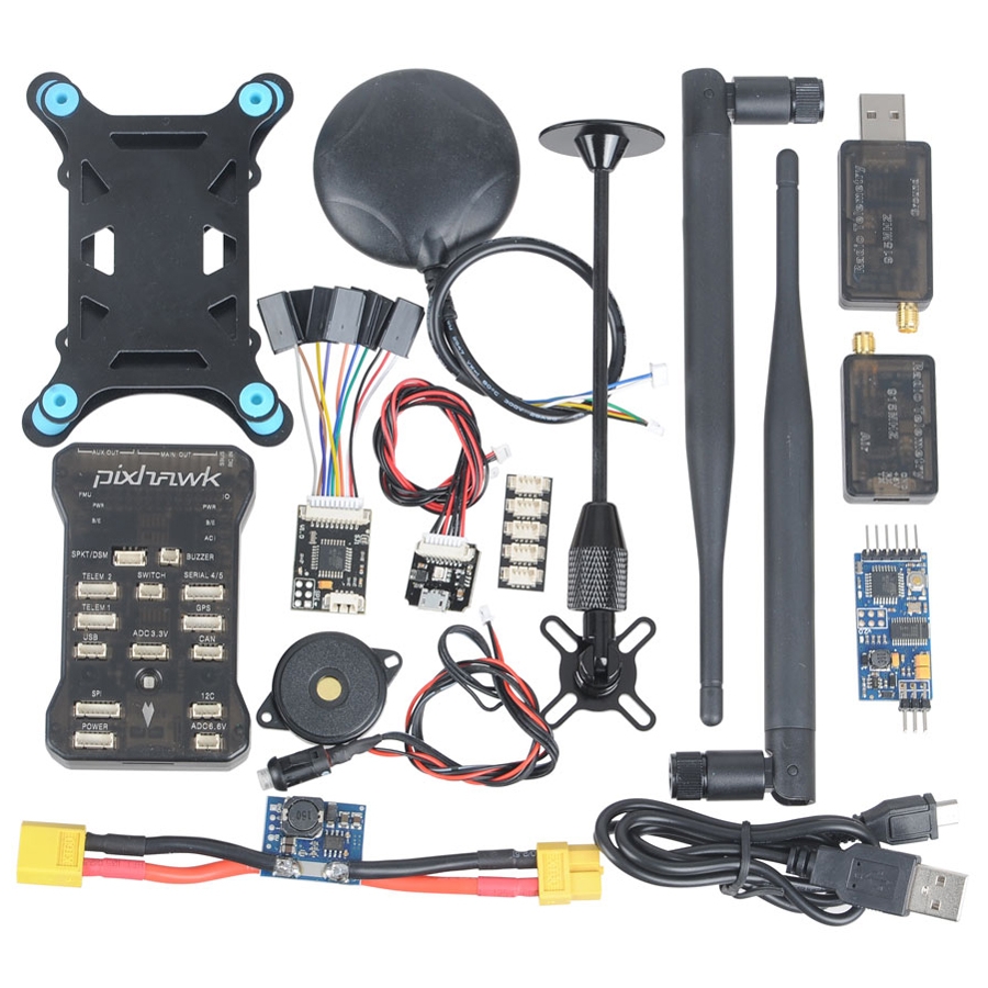 Pixhawk PX4 2.4.6 Flight Controller NEO-M8N GPS Radio Telemetry OSD 3DR 915Mhz