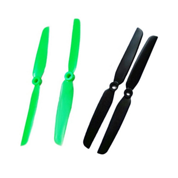 2 Pairs Gemfan 6x3 6030 propellers CW/CCW For ZMR250 QAV250 Quadcopter Black & Green