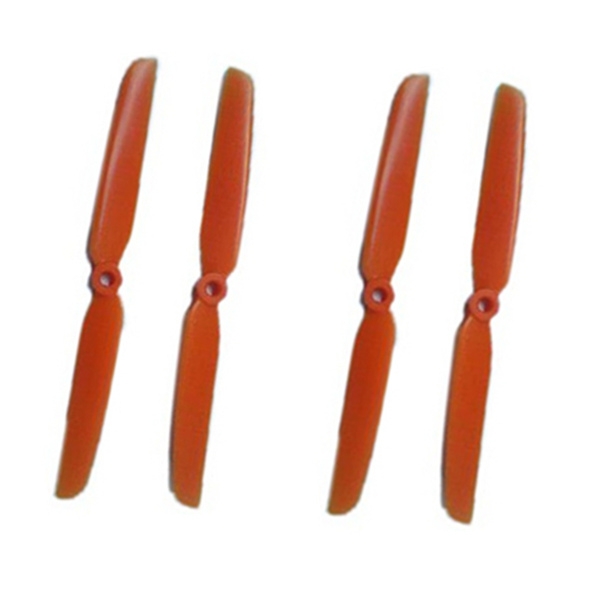 2 Pairs Gemfan 6x3 6030 propellers CW/CCW For ZMR250 QAV250 240 Quadcopter Orange