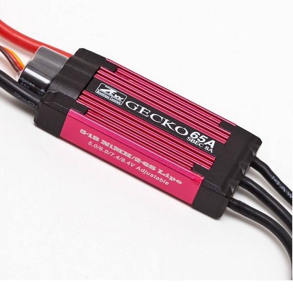 ZTW Gecko Series 45A 65A Speed Controllers ESC w/ 5A 8A Adjustable SBEC