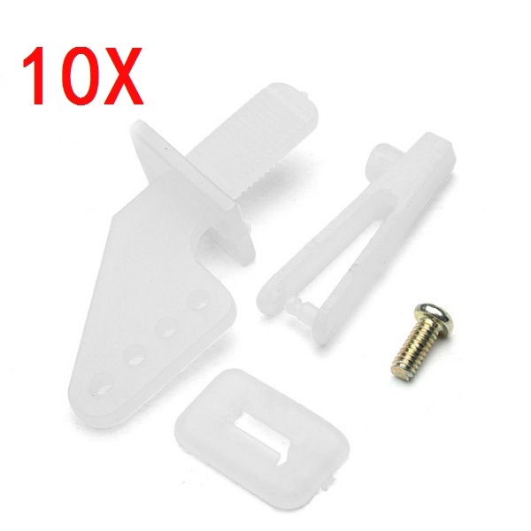 10X Rudder Servo Rob Angle Set For RC Airplane With 1mm Chuck Screw