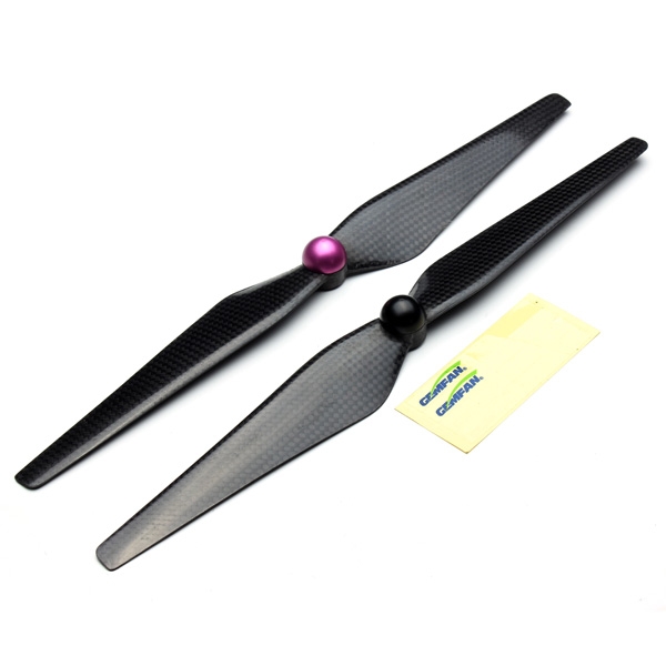 Gemfan 1242 For DJI E600 12X4.2 Carbon Fiber Self-Lock Propellers