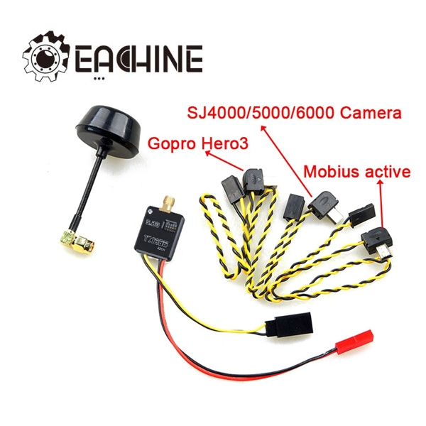 Eachine 5.8G 600mW 32CH AV Wireless Transmitter for Gopro Mobius 808