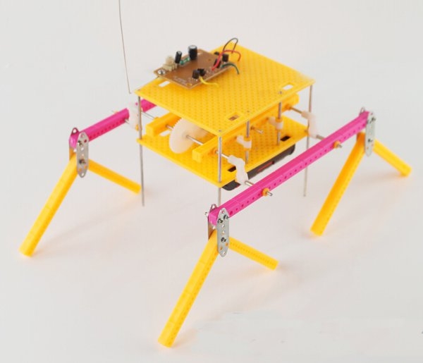 DIY Educational Assembly Toys RC Model Obstacle Robot