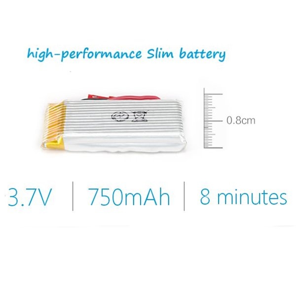 JJRC H12C RC Quadcopter Spare Parts 3.7V 750mah 20C Battery H12C-10