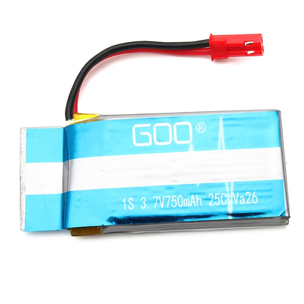 3.7V 750mAh 25C Battery For WLtoys V626 V636 RC Quadcopter 5PCS