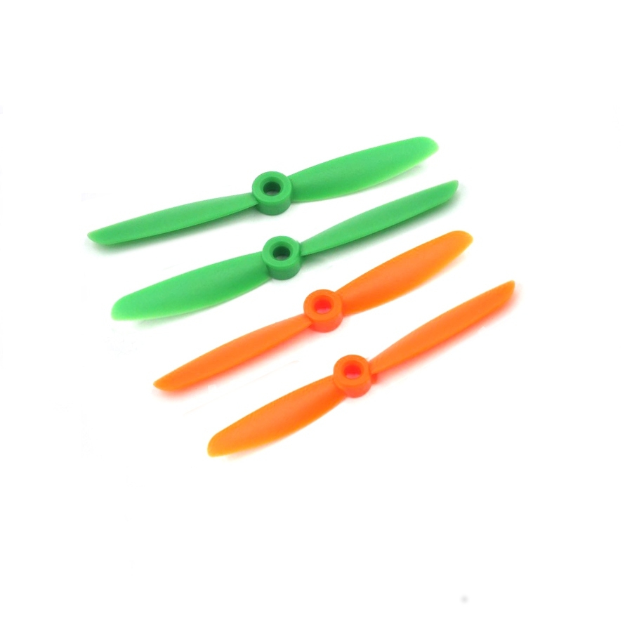 2 Pairs DYS 5045 CW CCW Propeller Orange Green For QAV250 250