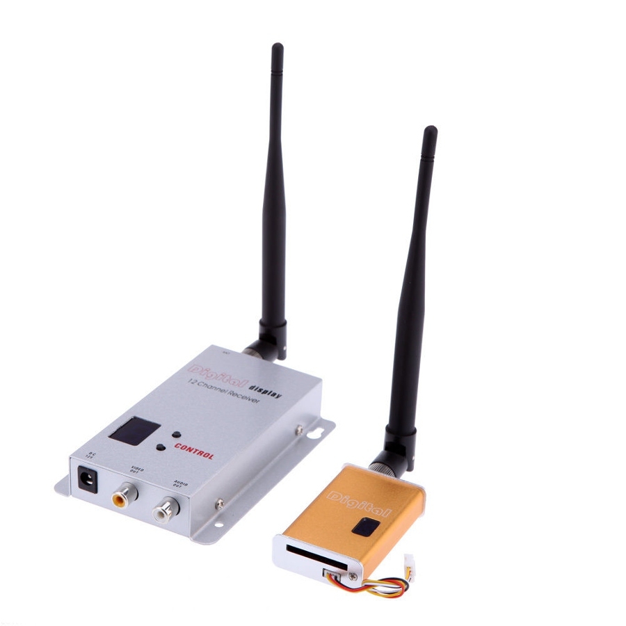 Partom FPV 1.2G 5W Wireless 6CH Transmitter 12CH Receiver Set