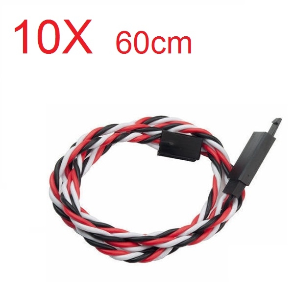 Amass 60 Core 60cm Anti-off Servo Extension Wire Cable For Futaba