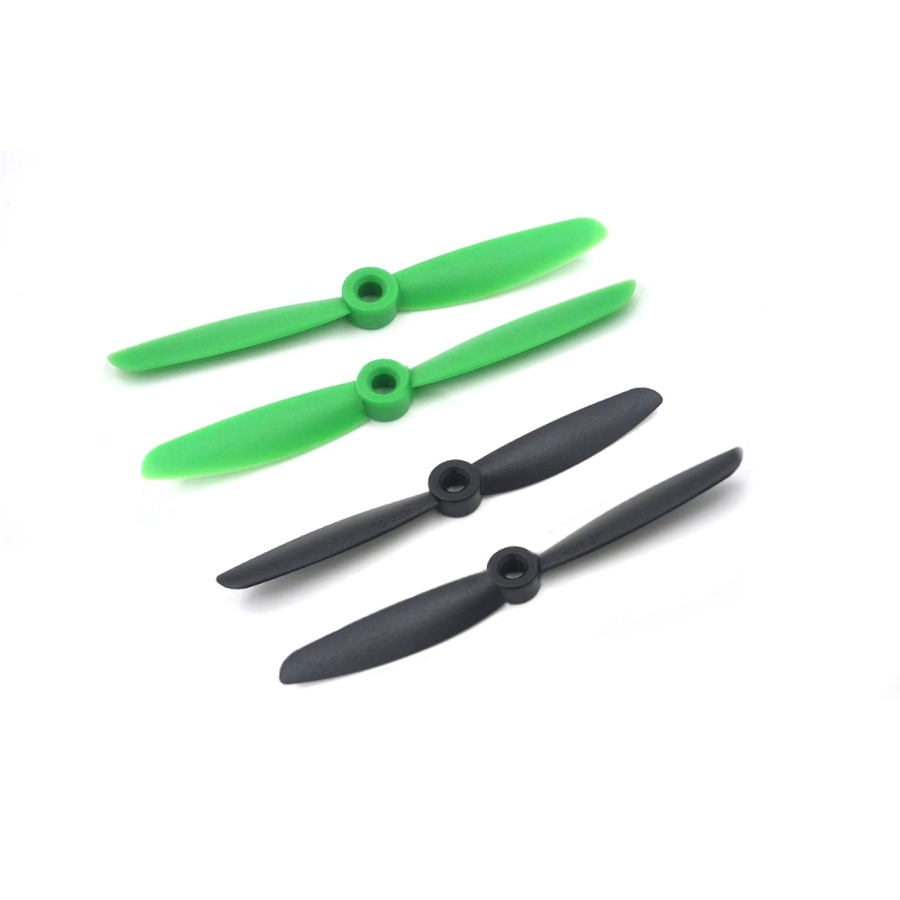 2 Pairs DYS 4045 CW CCW Propeller Green Black for 250 Frame Kit
