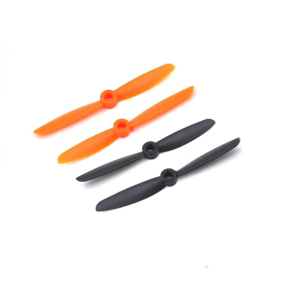 2 Pairs DYS 4045 CW CCW Propeller Orange Black for 250 Frame Kit