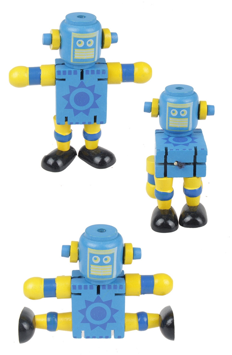 Educationa Toys Variety Wooden Transformer Robots 