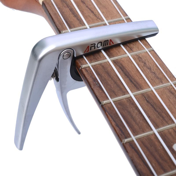 AROMA AC-03 Guitar Capo Zinc Alloy Silicone Cushion For Ukulele Capo