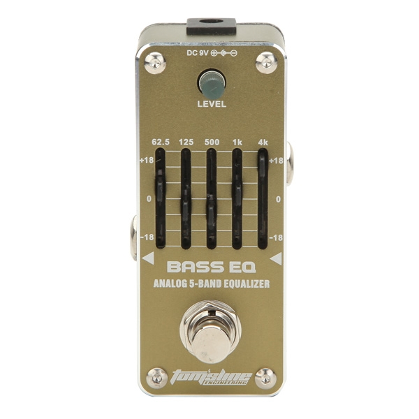AROMA AEB-3 BASS EQ Analog 5-Band Equalizer Guitar Effect Pedal