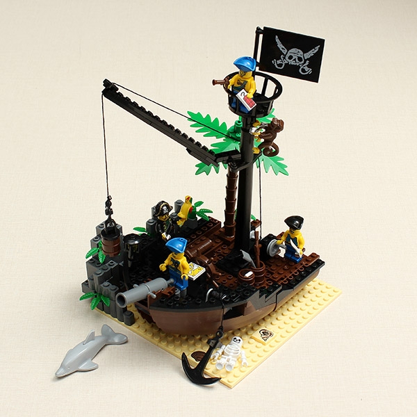 Enlighten Scrap Dock Corsair Pirate Series Blocks Children Educational Toy NO.306
