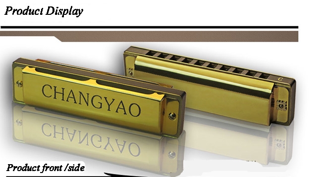 CHANGYAO 10 Hole Blues Harmonica Key of C