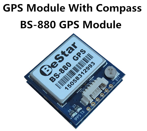 BS-880 Flight Control GPS Module With HMC5883L Electric Compass For APM 2.5 2.6 pixhawk