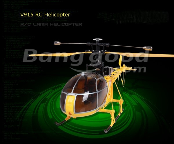 WLtoys V915 2.4G 4CH Scale Lama RC Helicopter BNF