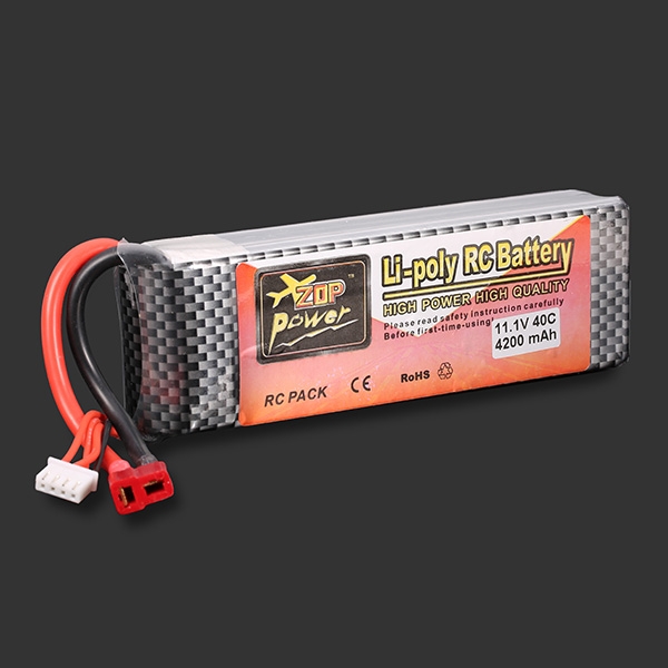 ZOP Power 11.1V 4200mAh 40C Lipo Battery T Plug