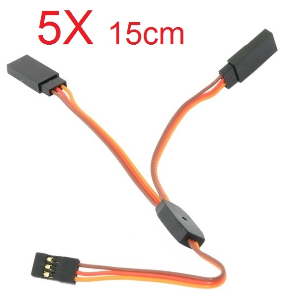 Amass 15CM Y Servo Cable Lead Splitter For JR Spektrum HITEC