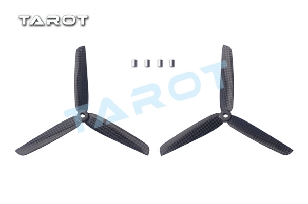 Tarot 6045 Propellers Carbon Fiber 3-blade CW CCW For Mini Quadcopter 200 250 TL300E8