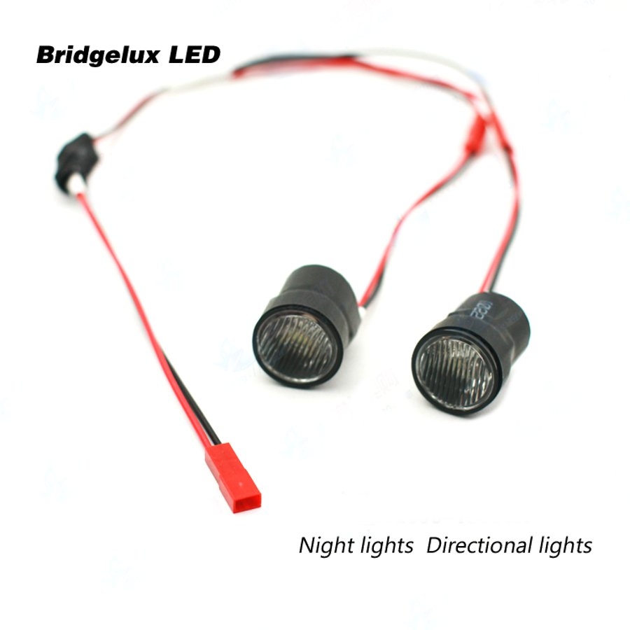 1W BridgeLux LED White Double Highlight Signal Directional Night Light for RC Model