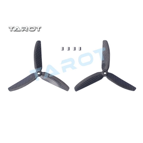 Tarot 5045 Propellers Carbon Fiber 3-blade CW CCW For Mini Quadcopter 200 250 TL300E9