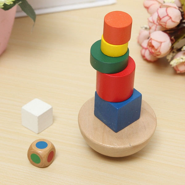Wooden Balancing Game Children Education Creative Toy Multicolor
