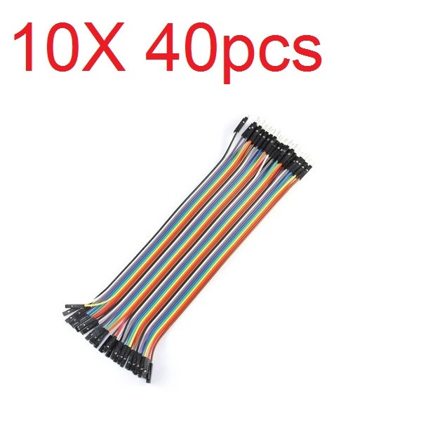 10X40pcs 20cm Male to Female Color Breadboard Cable Jump Wire Jumper For RC Models