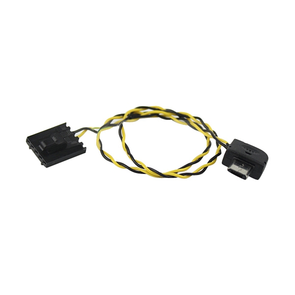 XiaoYi 24AWG 30cm Silica Gel Dupont 5P Plug USB AV Output Cable