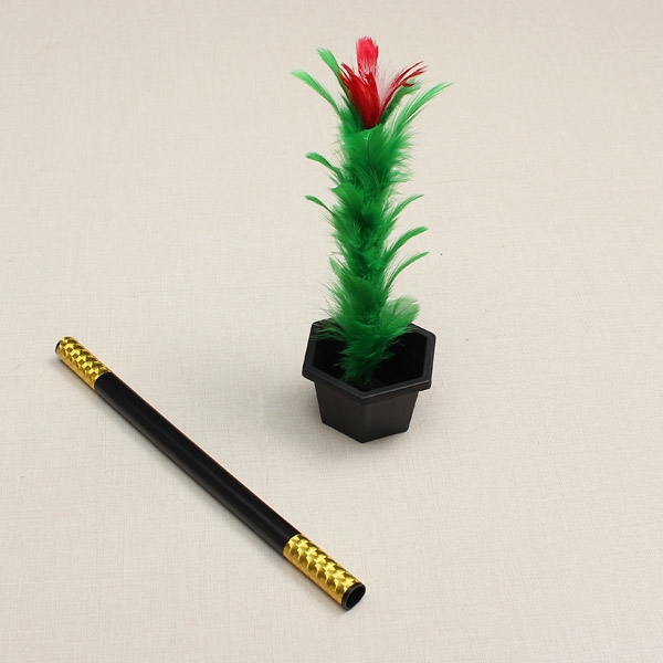 Kingmagic Magic Flower Stick/Rod Pop Up Flower Magic Prop 